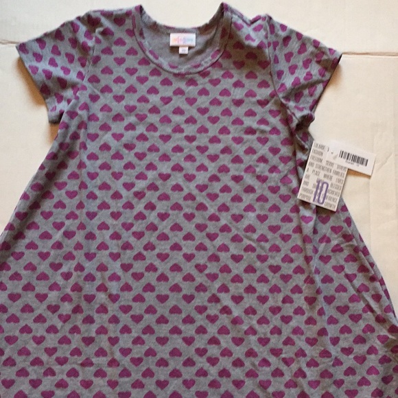 LuLaRoe Other - Lularoe kids size 10 scarlett heart dress